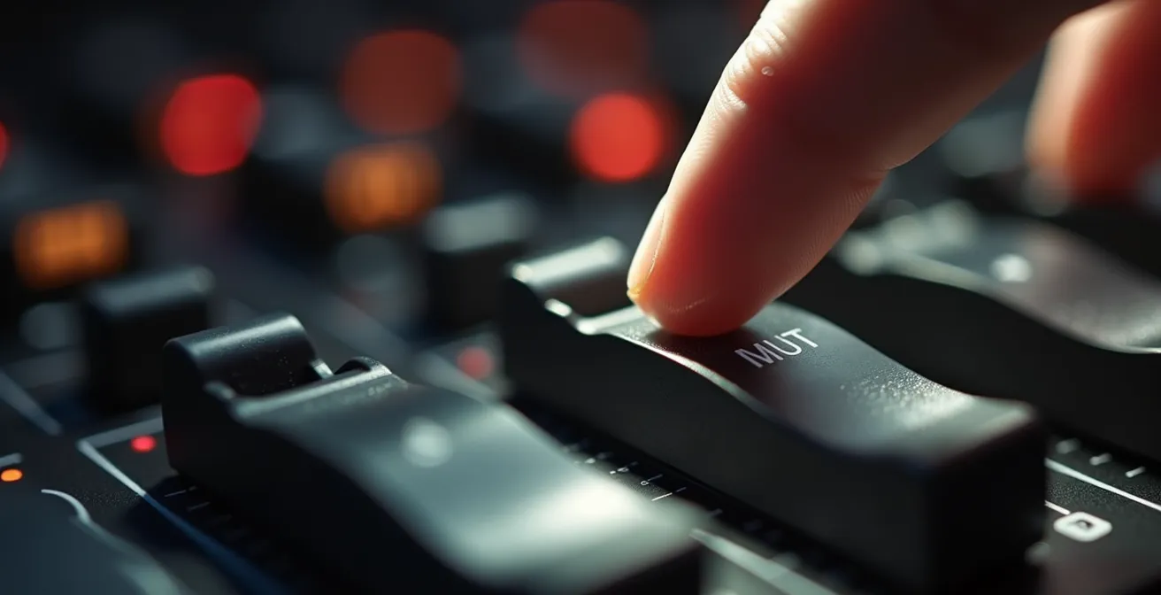 Métaphore visuelle de la sculpture sonore par soustraction dans l'arrangement musical